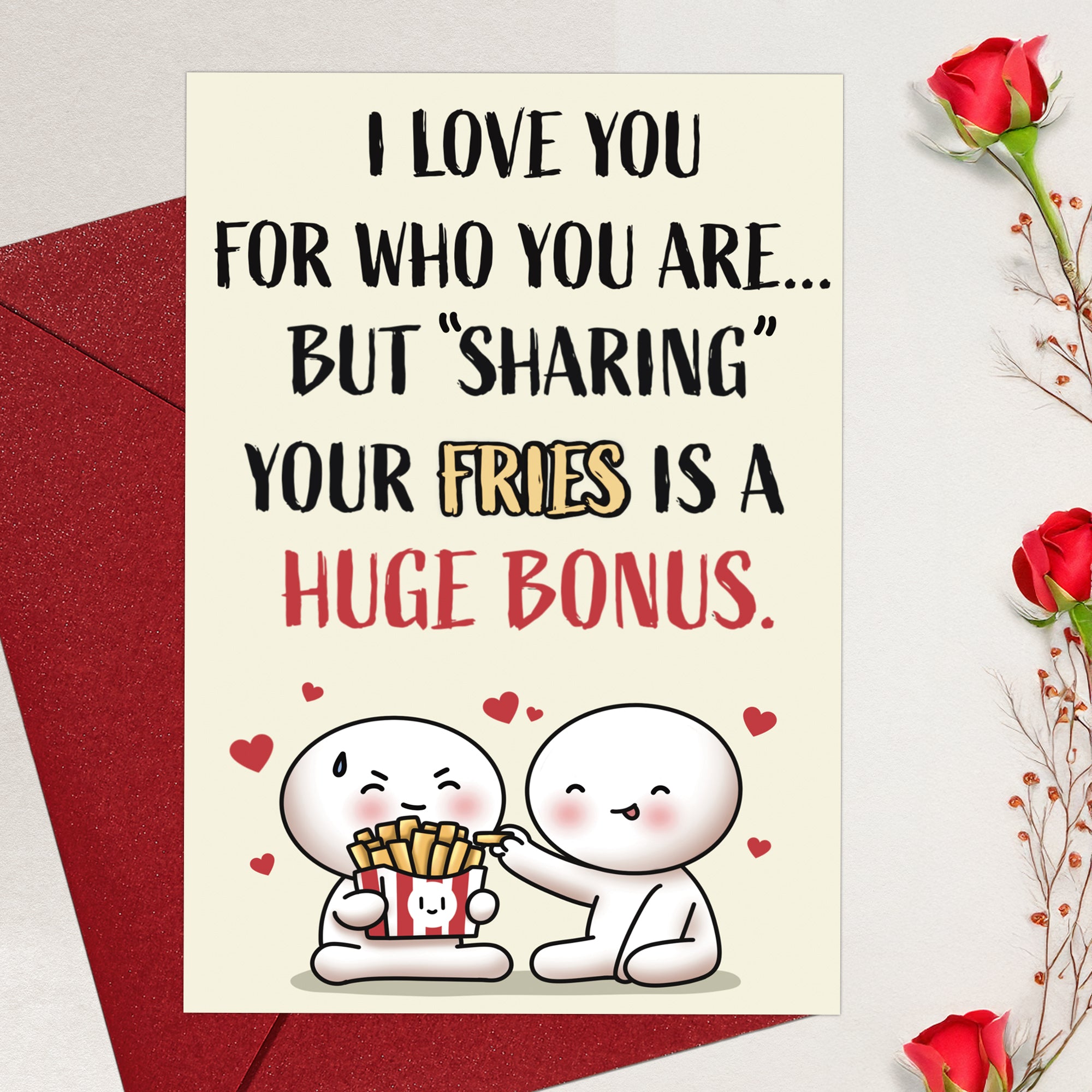 Cheerin Fries Valentine&