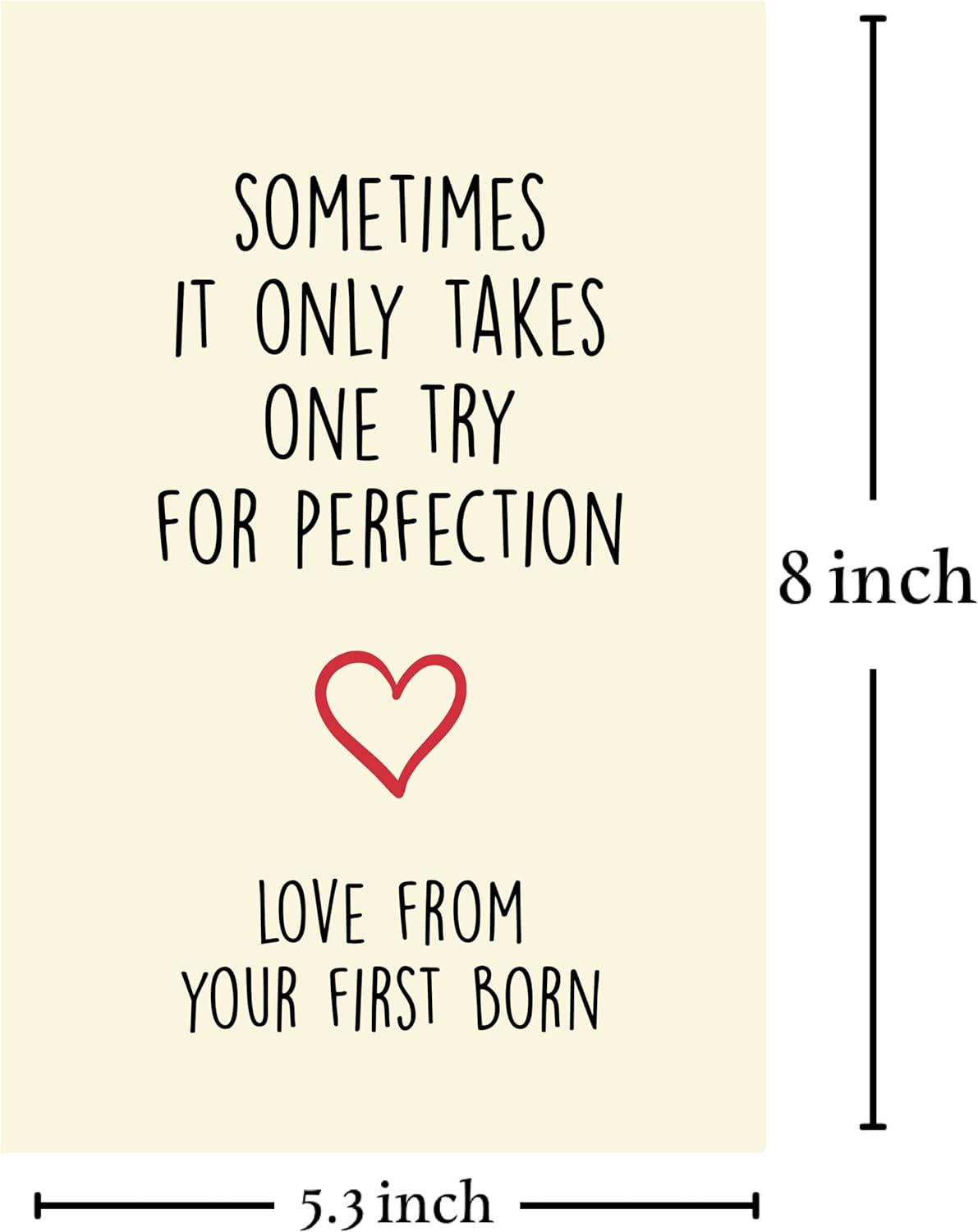 Cheerin First Born Greeting Card