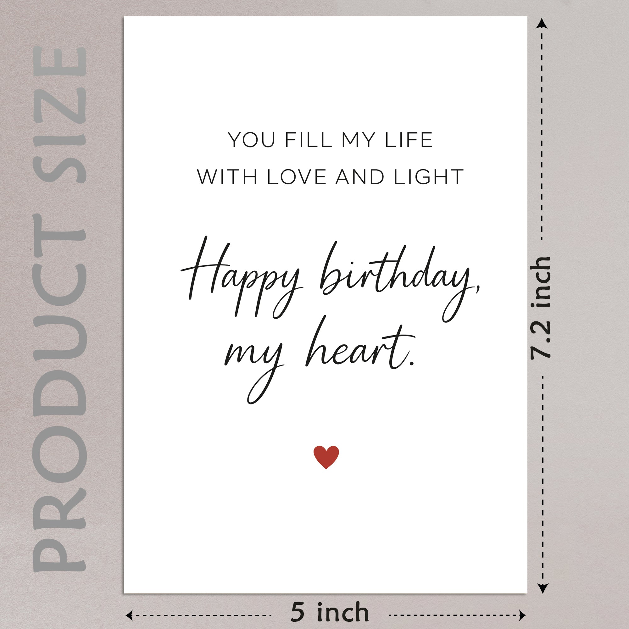 Cheerin Birthday Cards for Him and Her with Envelope - Sweet &