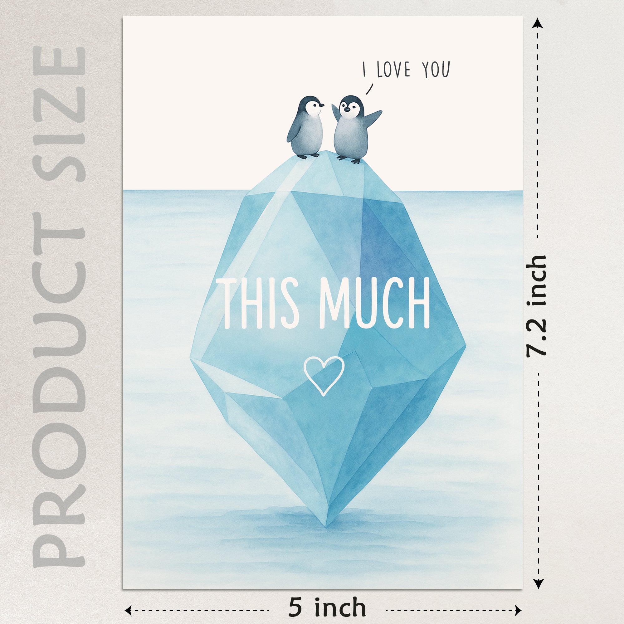 Cheerin Penguin Much Valentine&