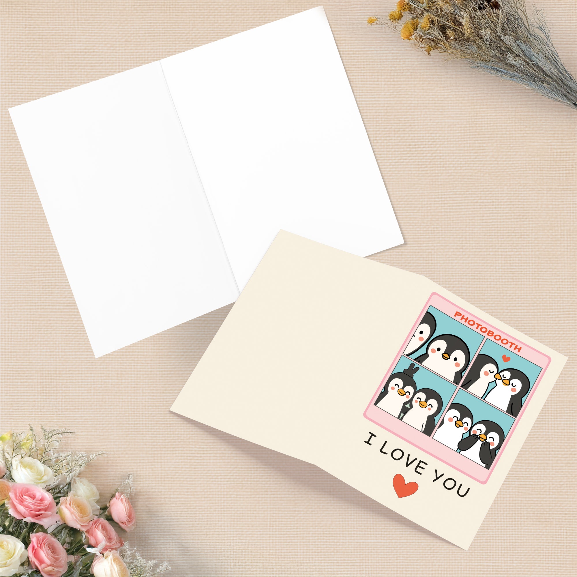 Cheerin Penguin Booth Valentine&