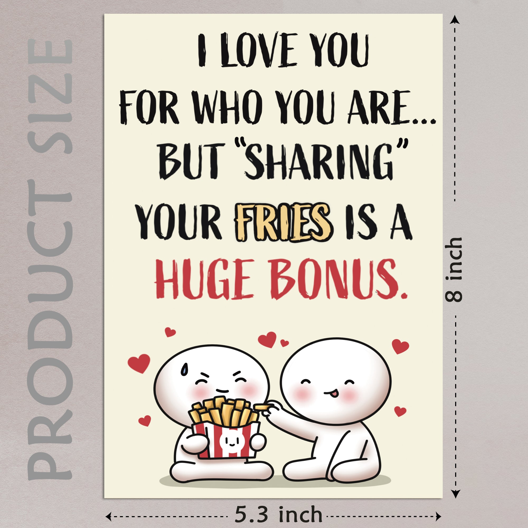 Cheerin Fries Valentine&