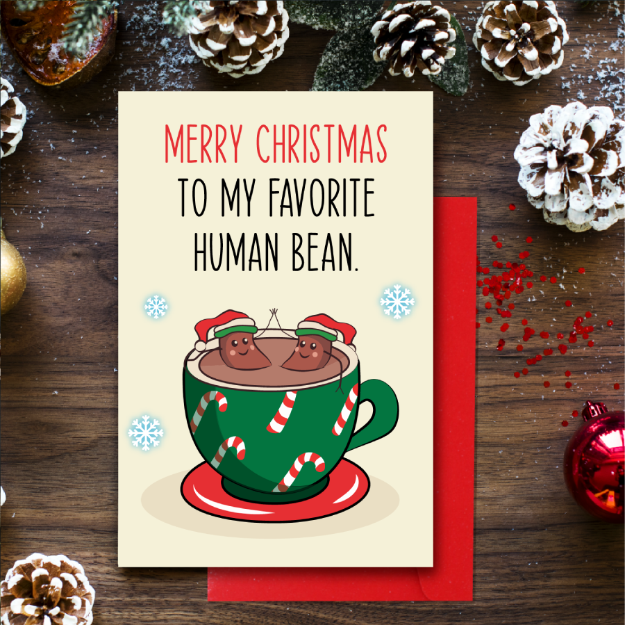 Cheerin Humanbean Christmas Cards