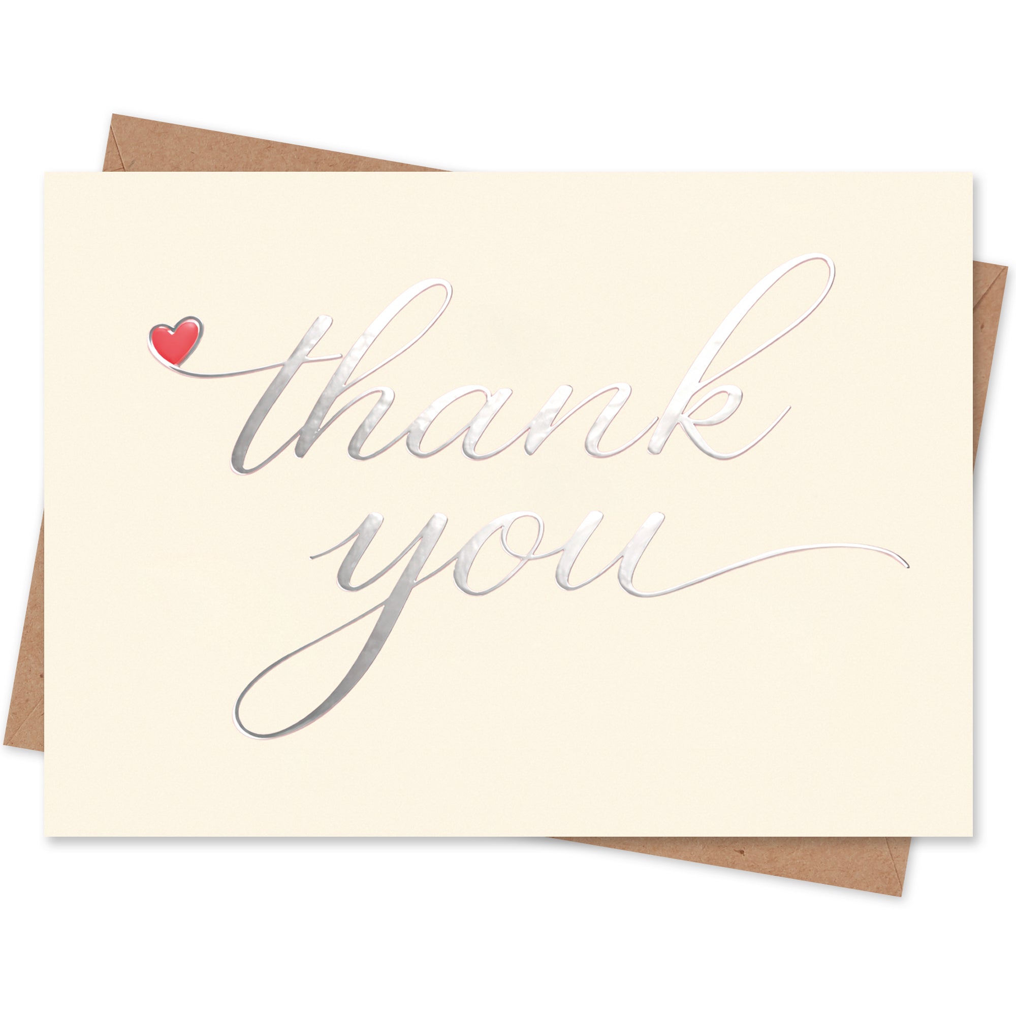 Cheerin 100 Pack White Thank You Cards for Business