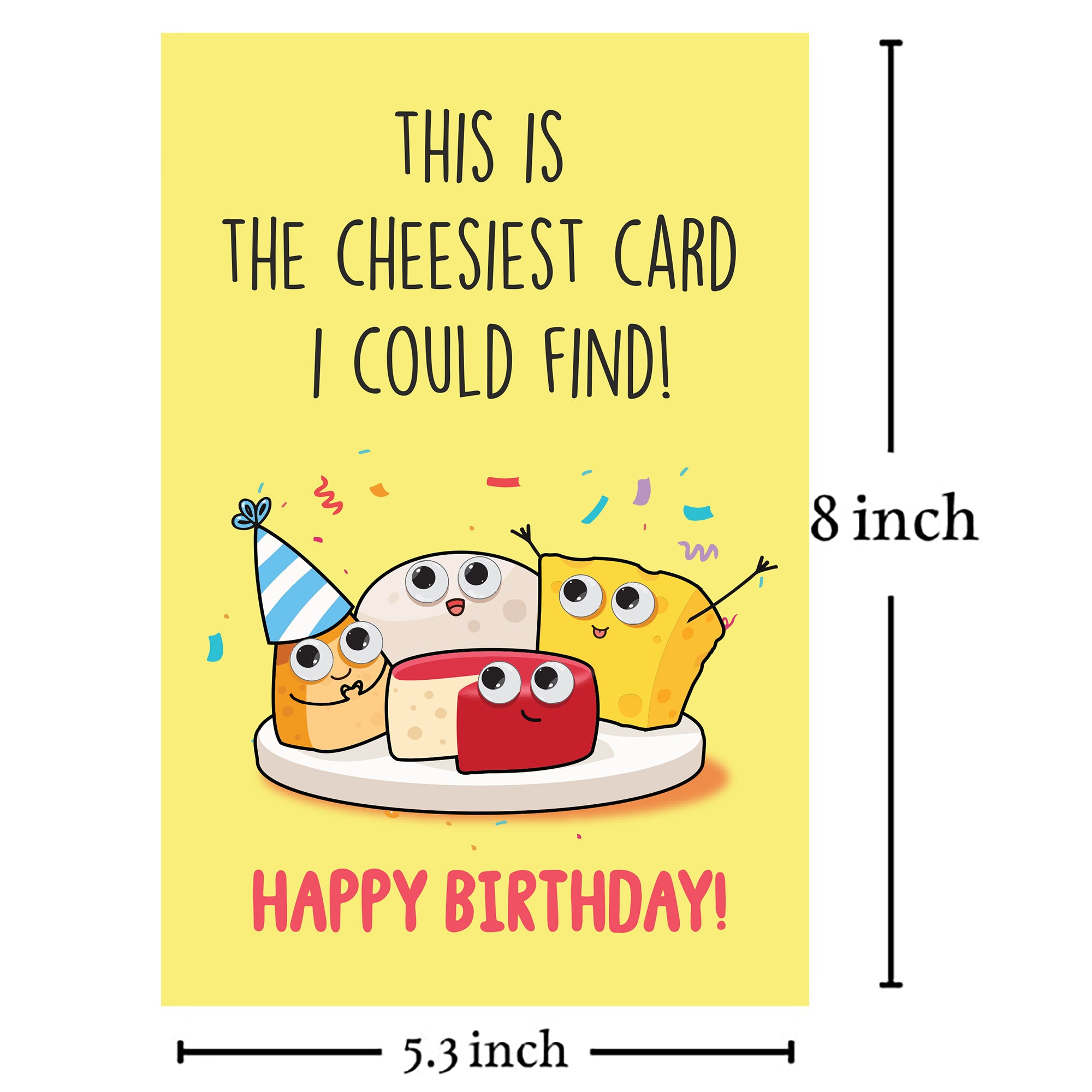 Cheerin Cheesy Happy Birthday Cards