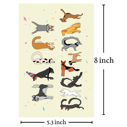 Cheerin Dog Birthday Card