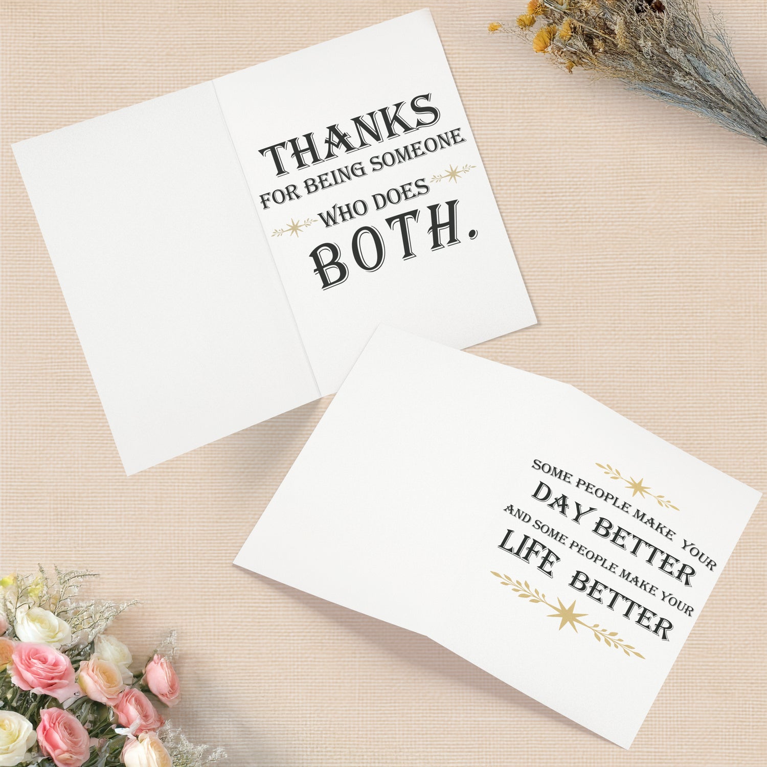 Cheerin Day Life Thank You Card