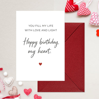 Cheerin Birthday Cards for Him and Her with Envelope - Sweet &