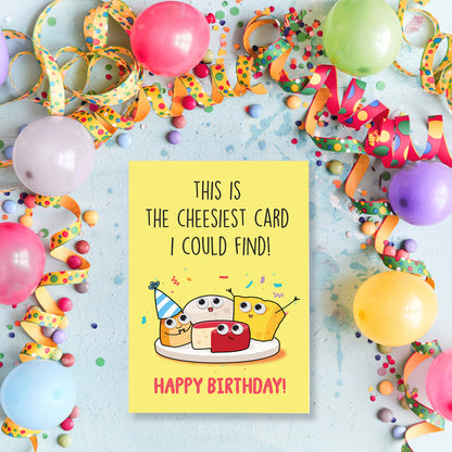 Cheerin Cheesy Happy Birthday Cards