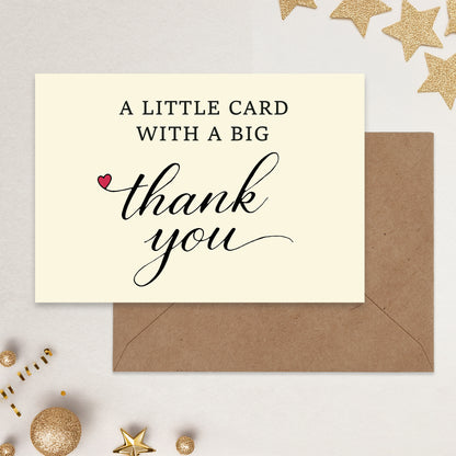 Cheerin Thank You Card with Envelope - Appreciation Card for Friends