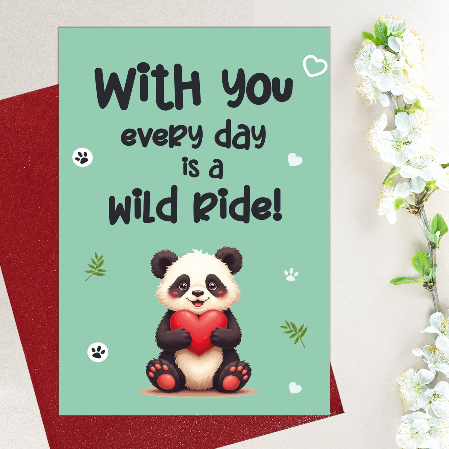Cheerin Panda Valentine&
