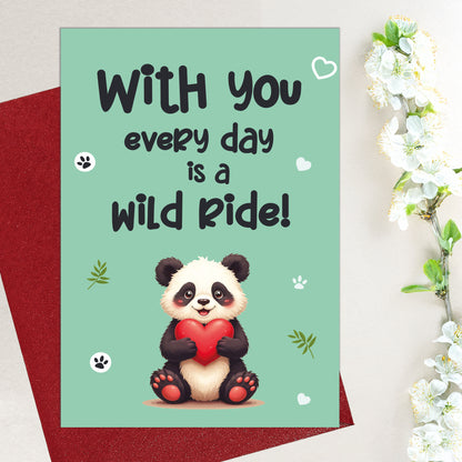 Cheerin Panda Valentine&