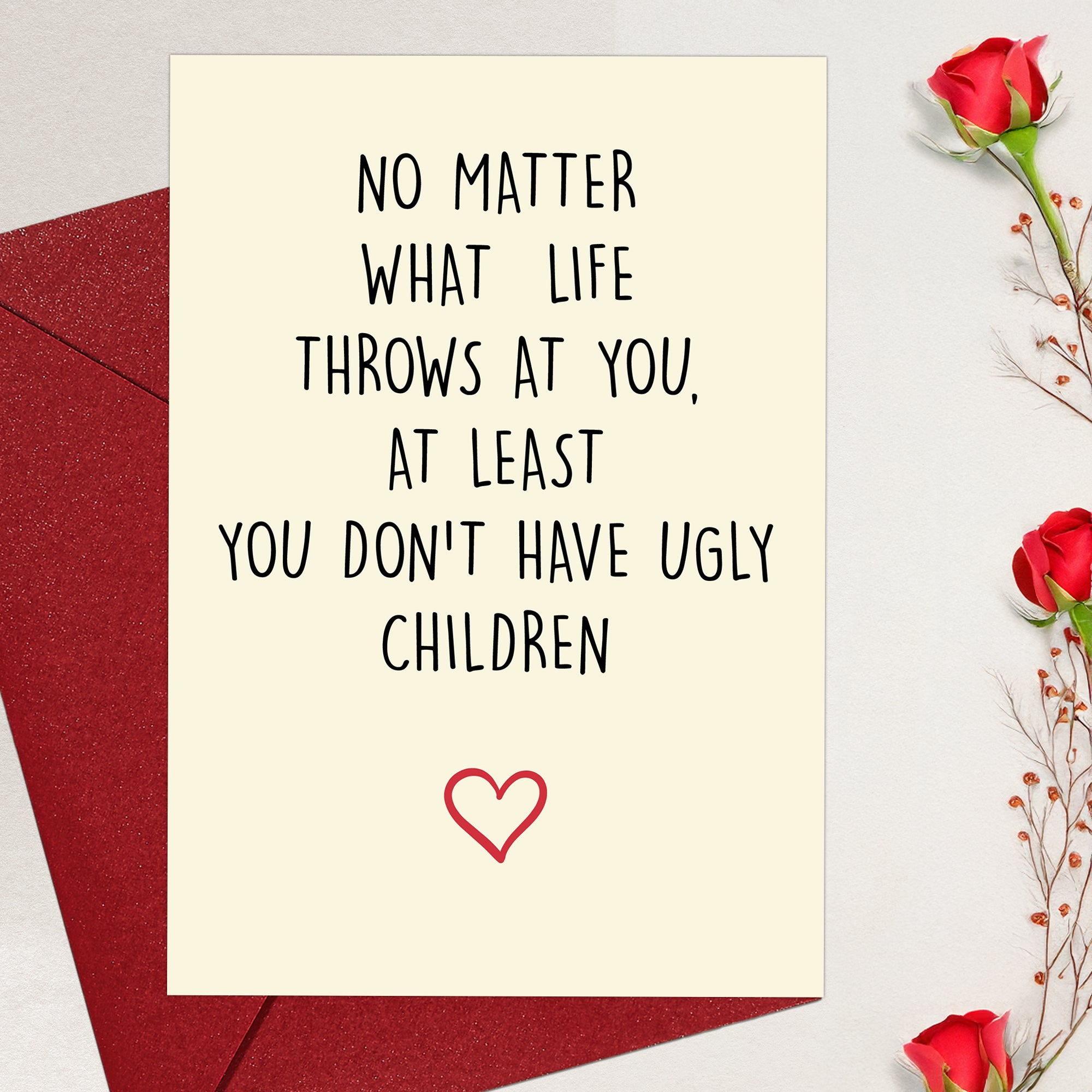 Cheerin Uglychildren Greeting Card