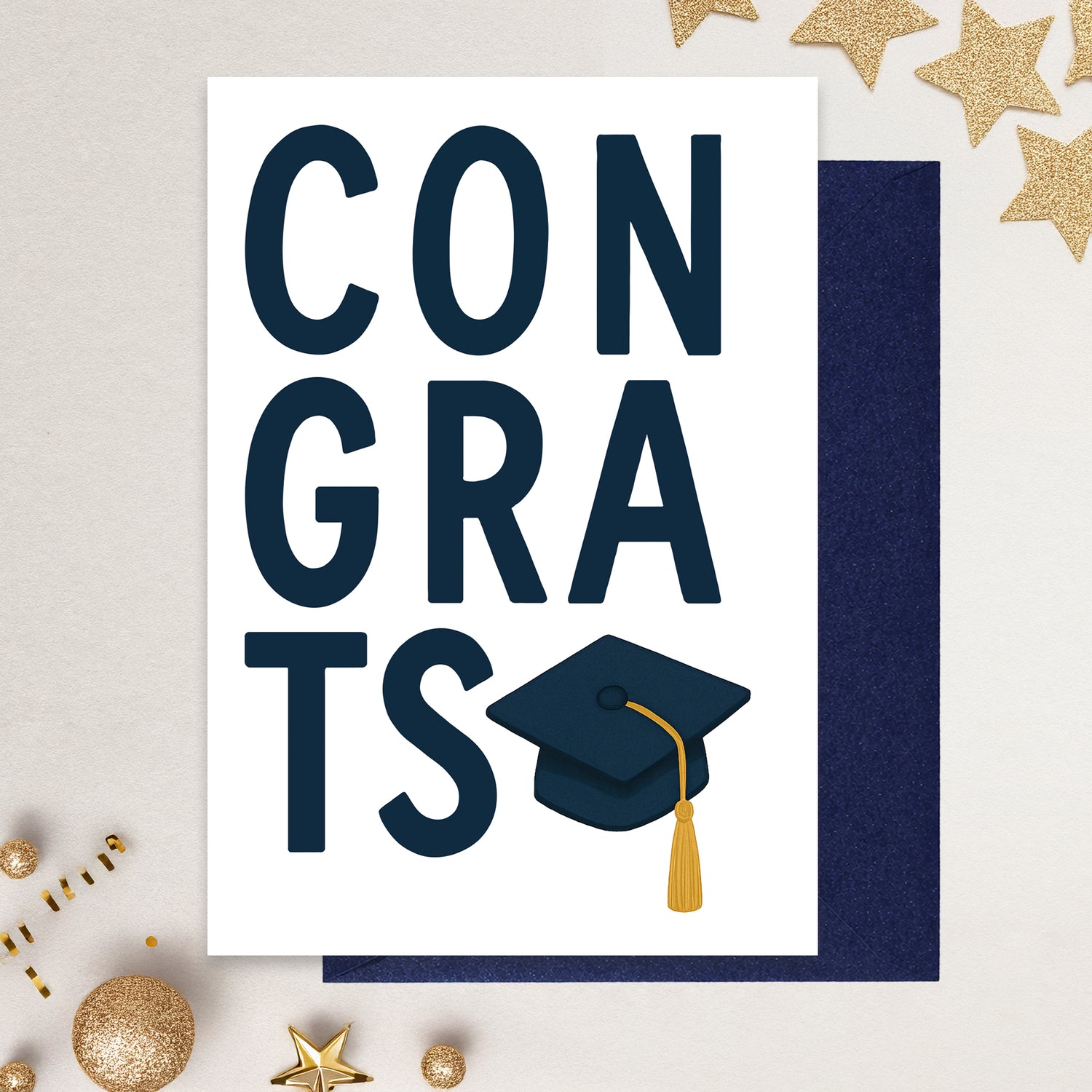 Cheerin Graduation Congrats Card