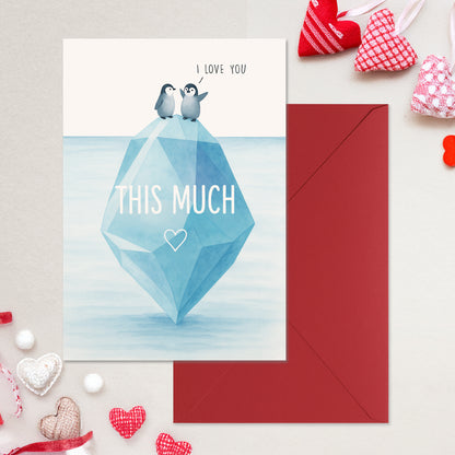 Cheerin Penguin Much Valentine&