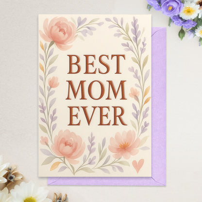 Cheerin Best Mom Ever Mother&