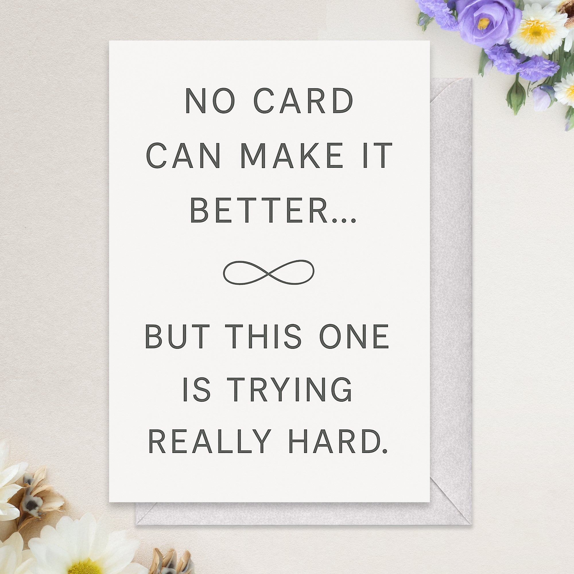 Cheerin Sympathy Card with Envelope - Bereavement Card for Loss of Loved One
