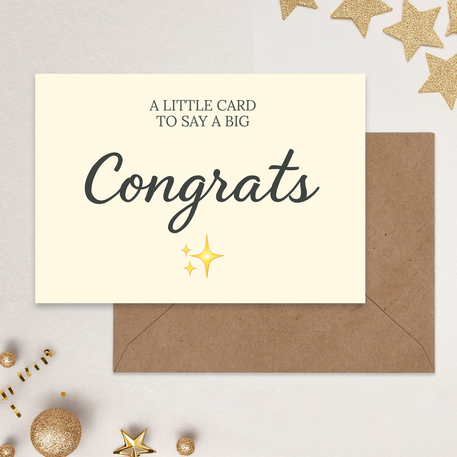 Cheerin Congrats Card
