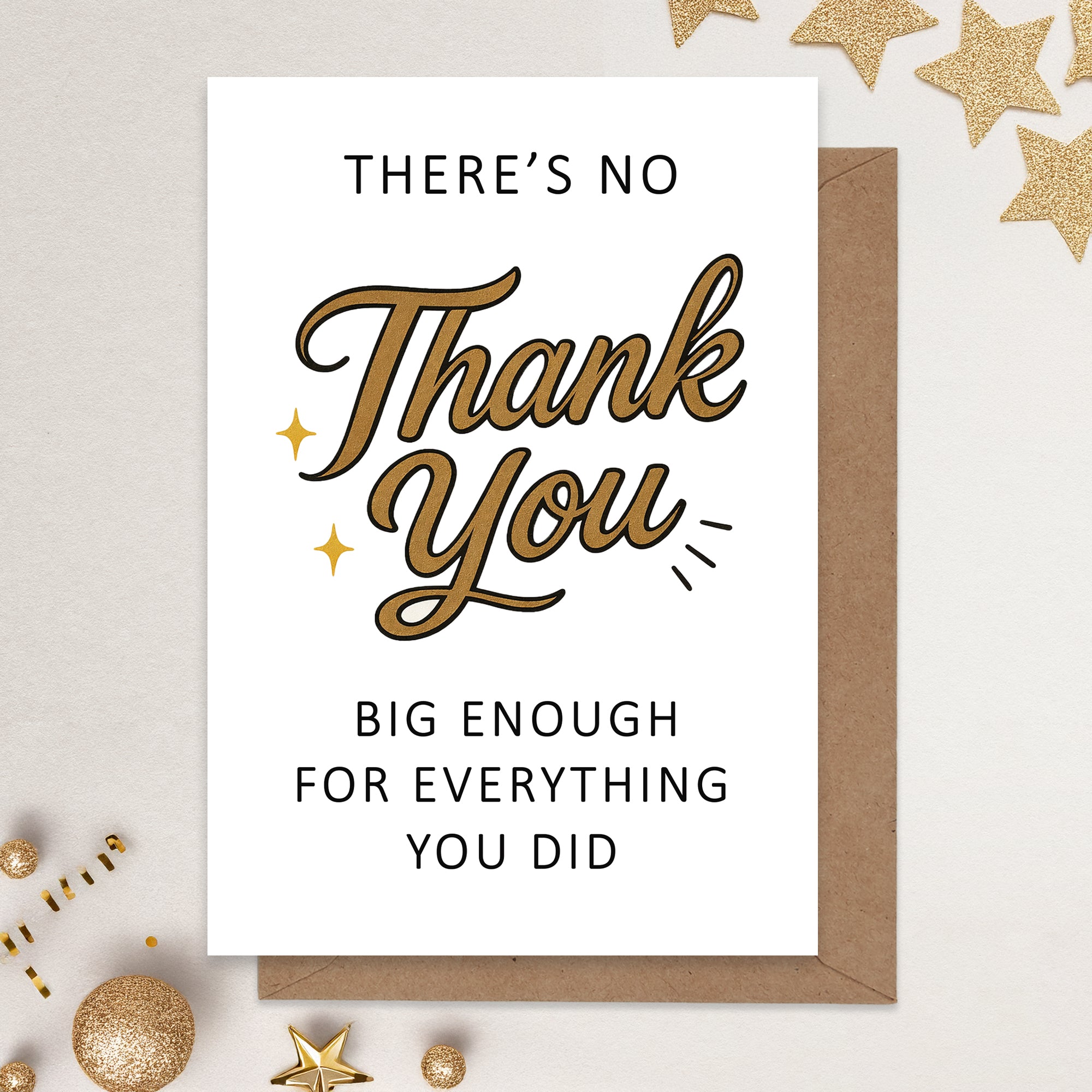 Cheerin Big Thank You Card with Envelope