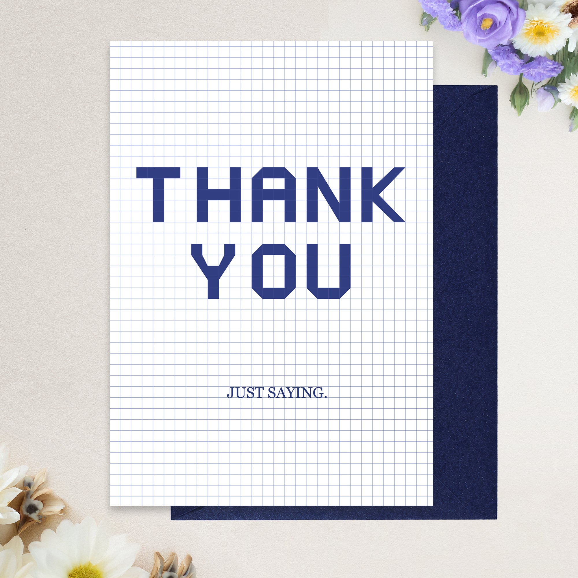 Cheerin Thank You Card with Envelope  - Appreciation Cards for Friends, Peers and Family