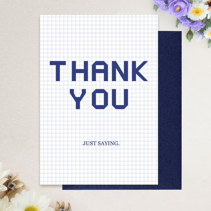 Cheerin Thank You Card with Envelope  - Appreciation Cards for Friends, Peers and Family