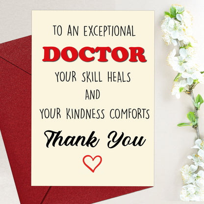 Cheerin Doctor Thank You Card