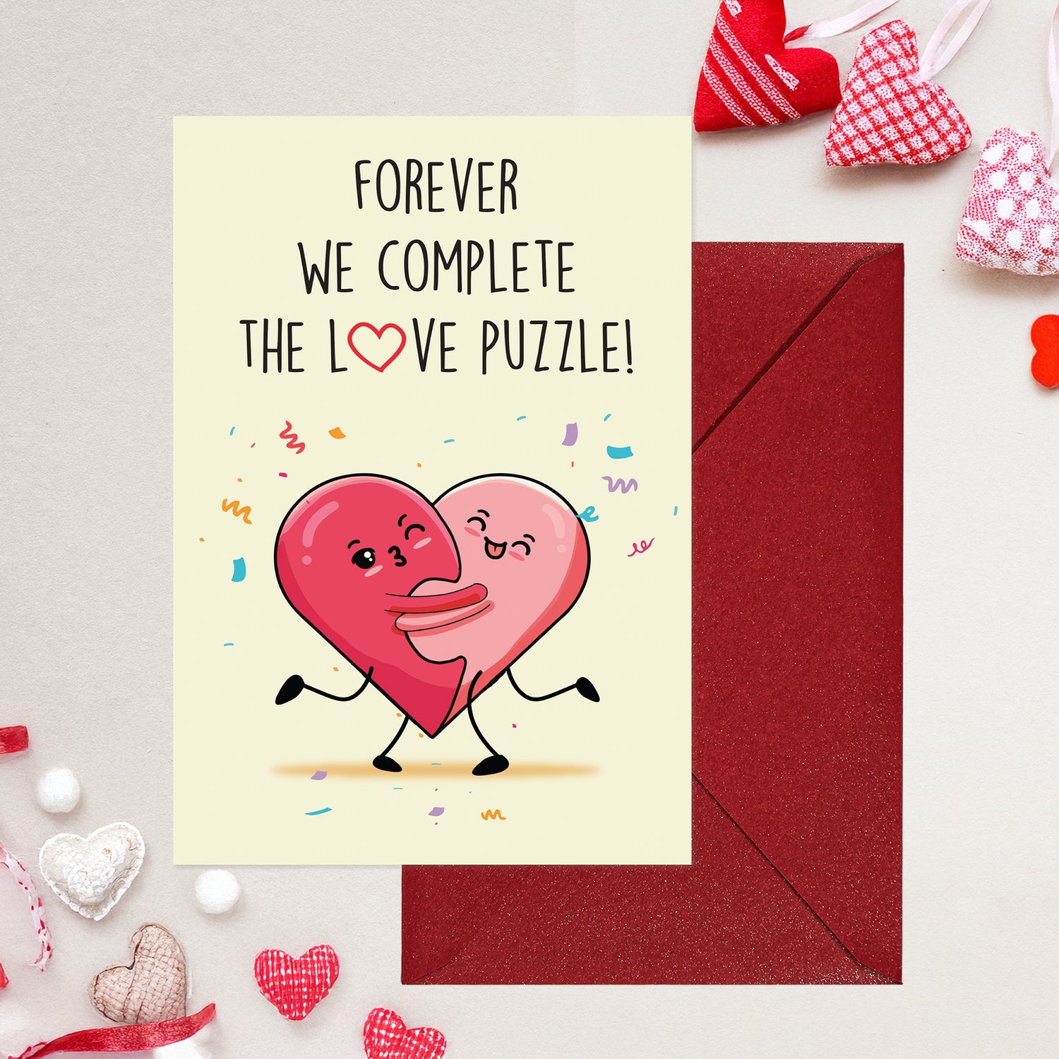 Cheerin Love Puzzle Valentine&