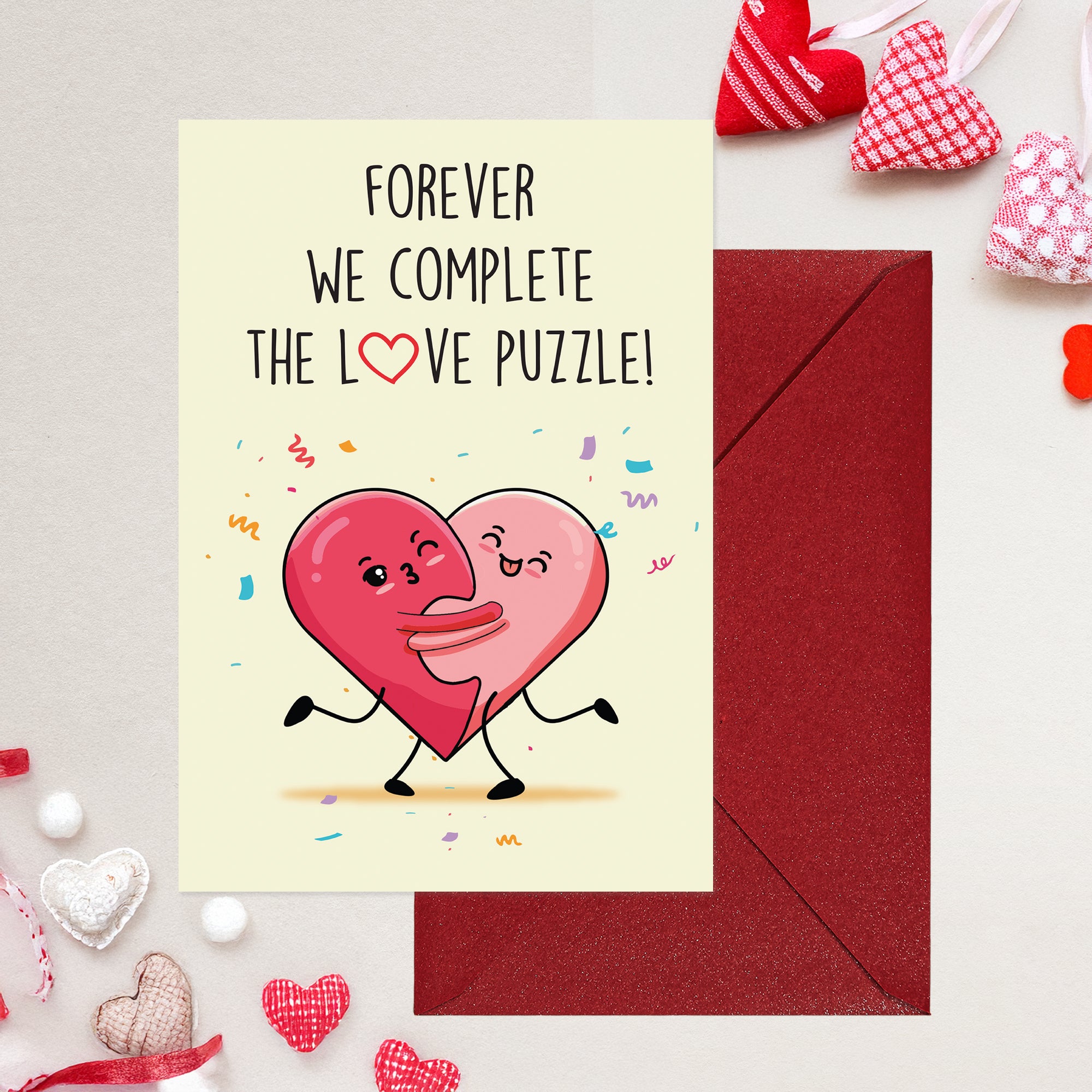 Cheerin Love Puzzle Valentine&
