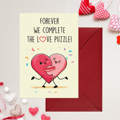 Cheerin Love Puzzle Valentine&