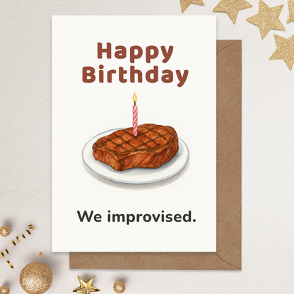 Cheerin High Protein Birthday Card