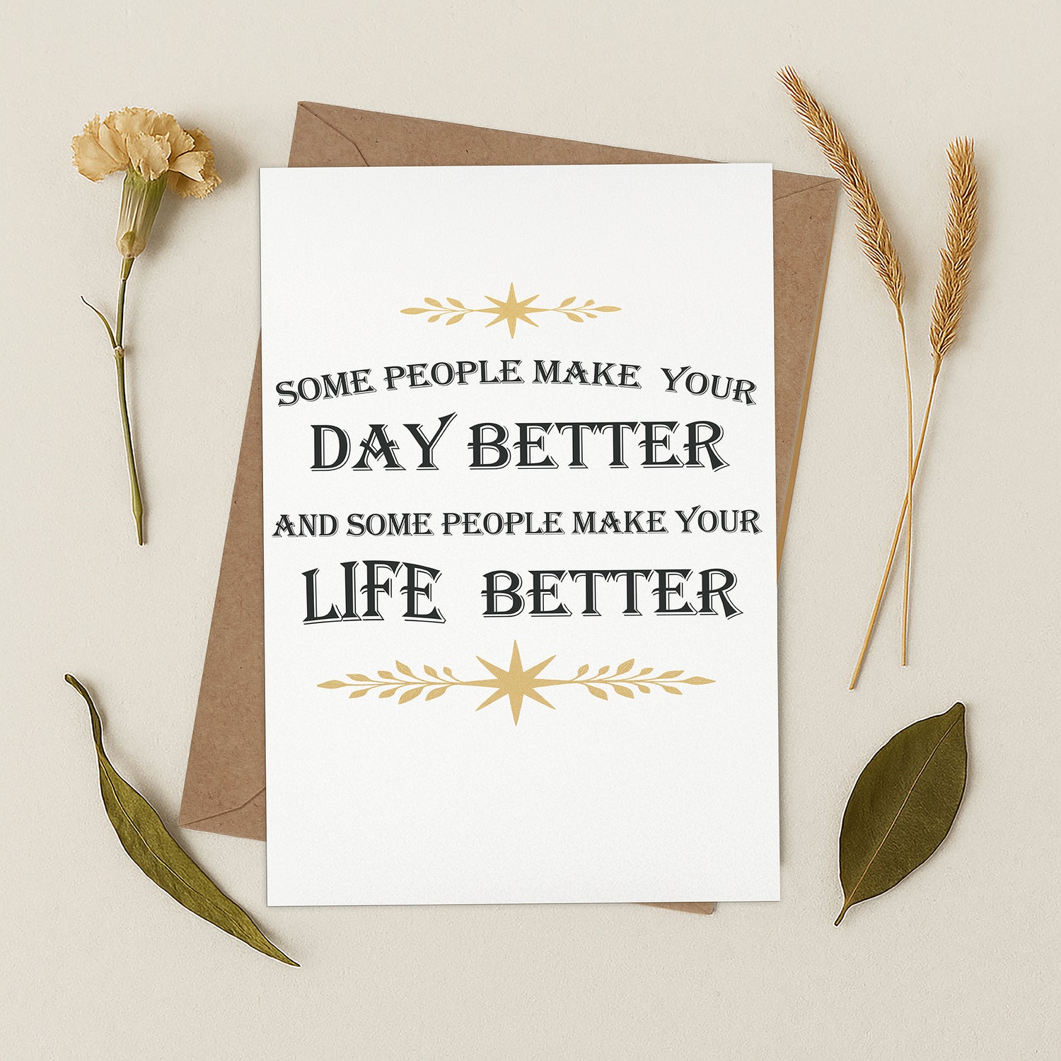 Cheerin Day Life Thank You Card