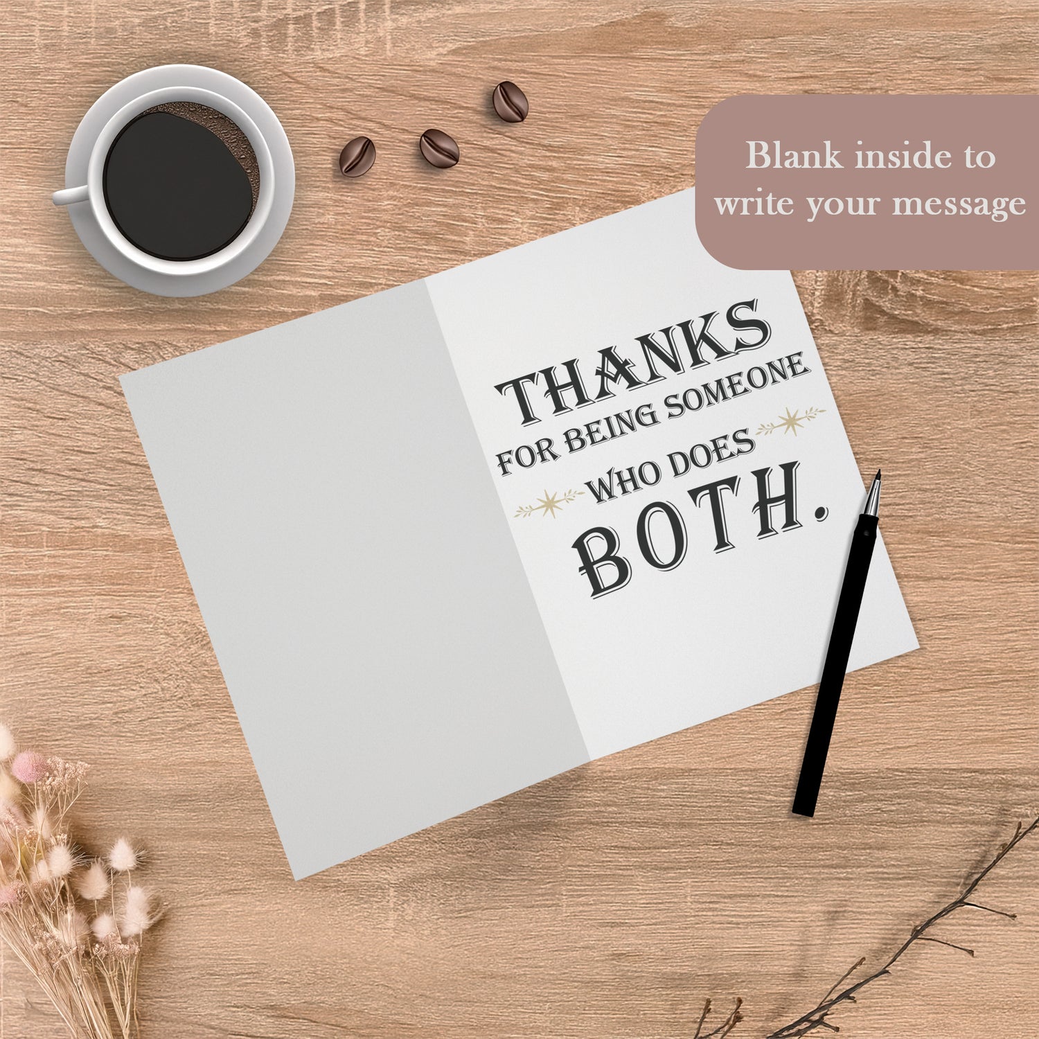 Cheerin Day Life Thank You Card