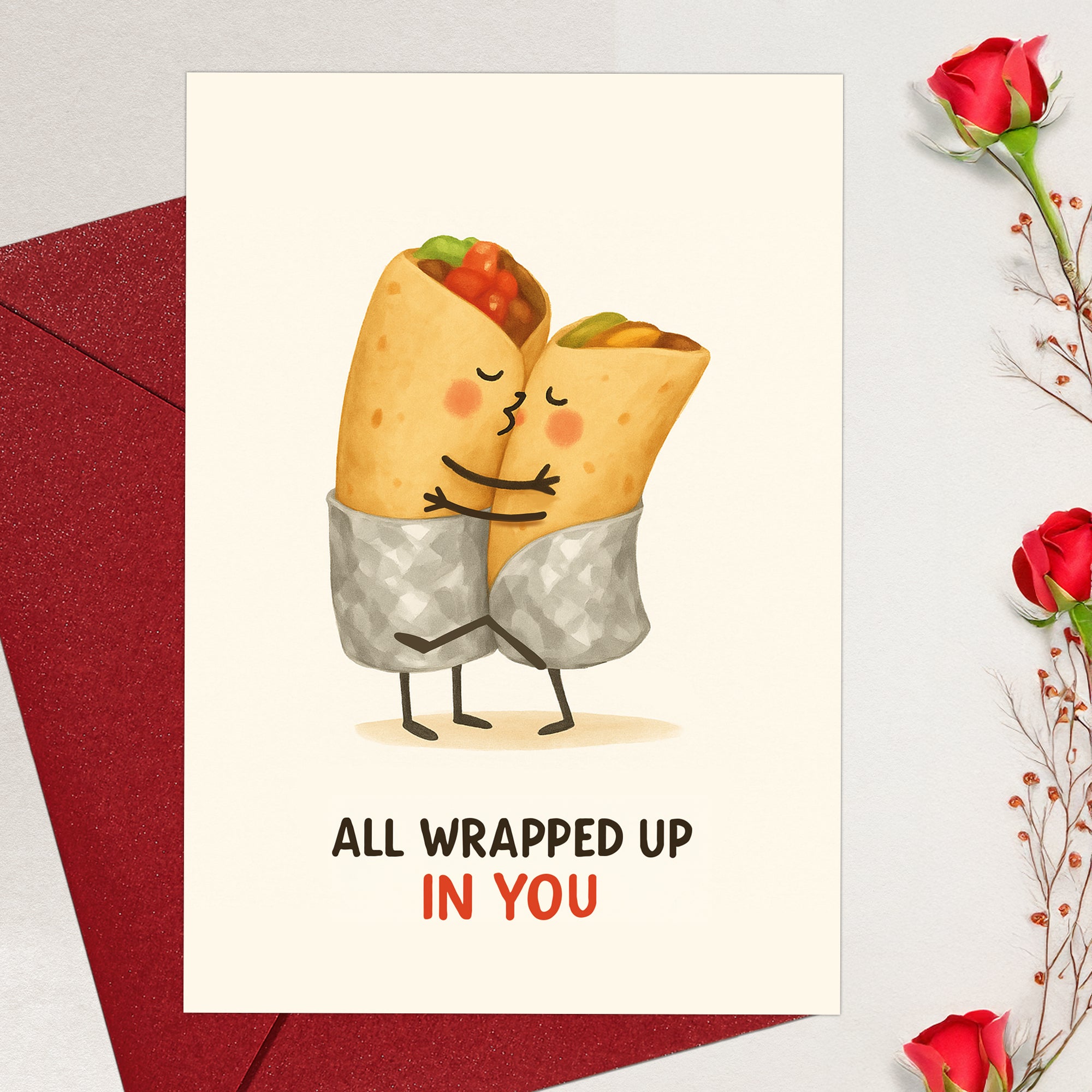 Cheerin Burrito Valentine&
