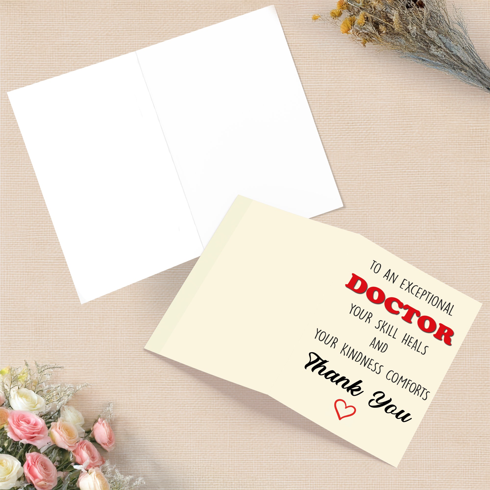 Cheerin Doctor Thank You Card