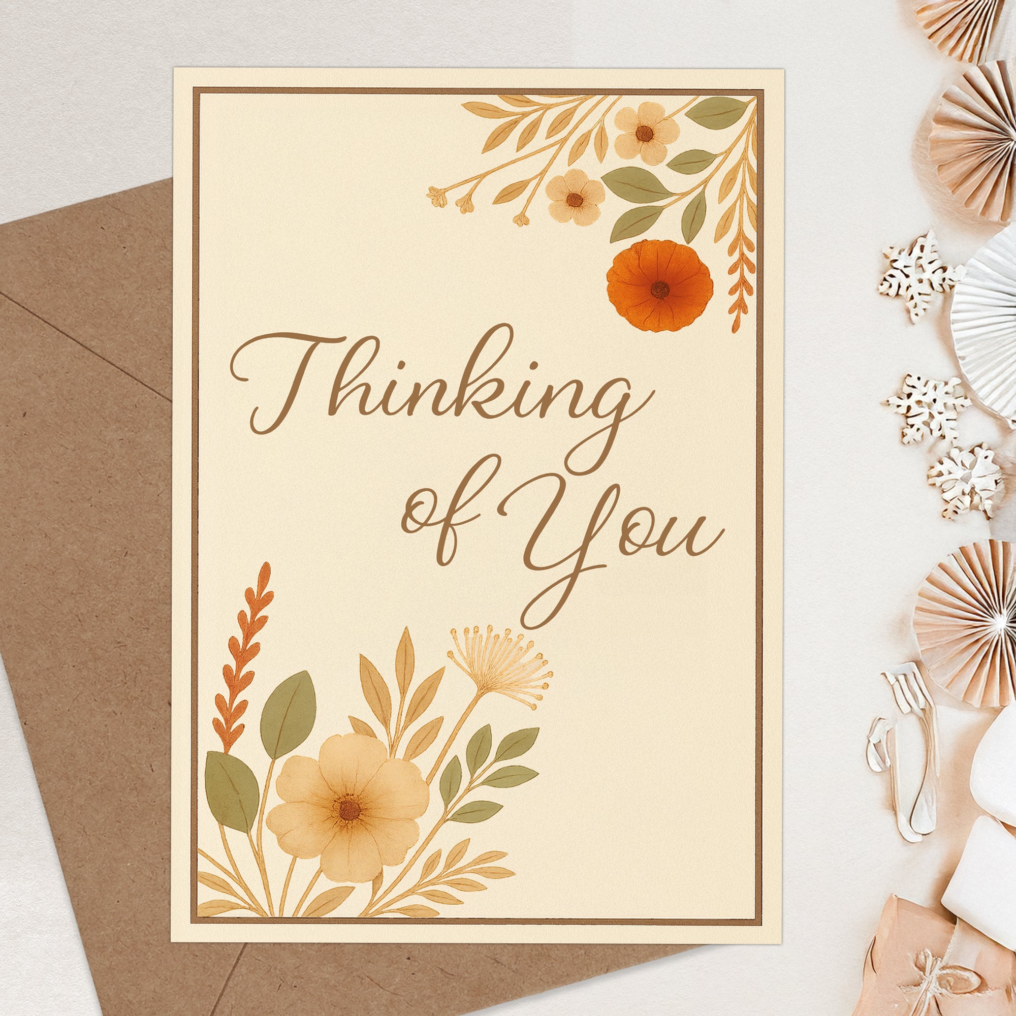 Cheerin Floral Corner Thinking of You Card