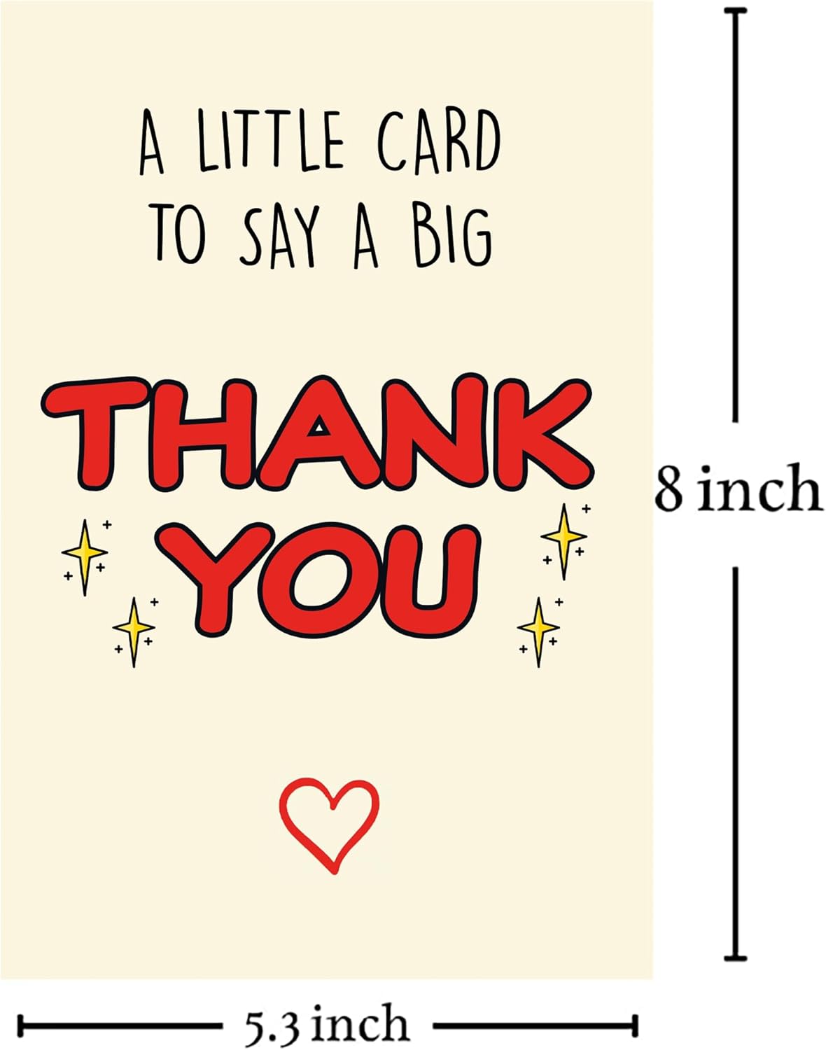Cheerin Little Thank You Card
