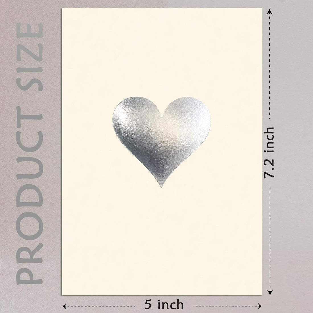 Cheerin Silver Heart Valentine&