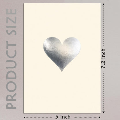 Cheerin Silver Heart Valentine&
