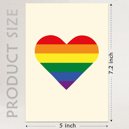 Cheerin Rainbow Heart Valentine&