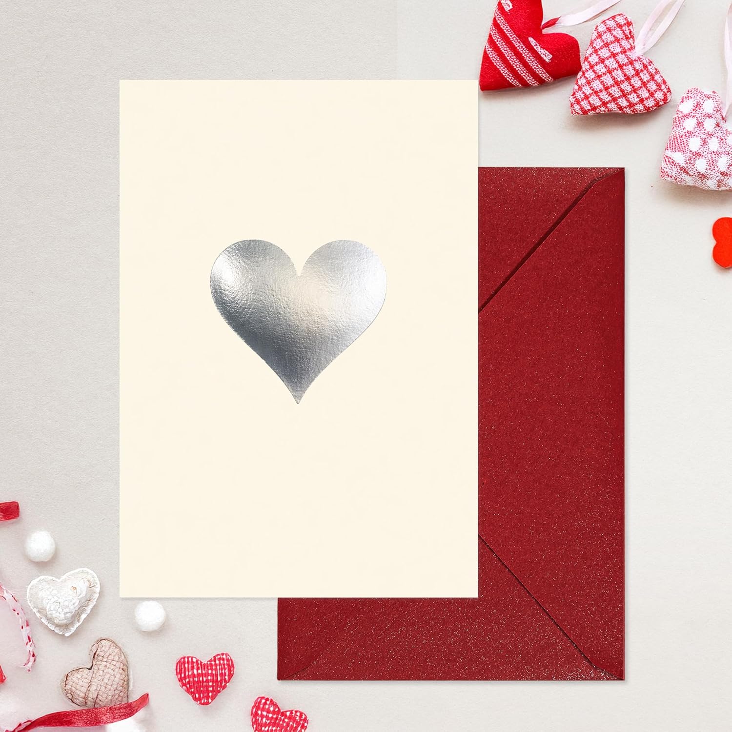 Cheerin Silver Heart Valentine&