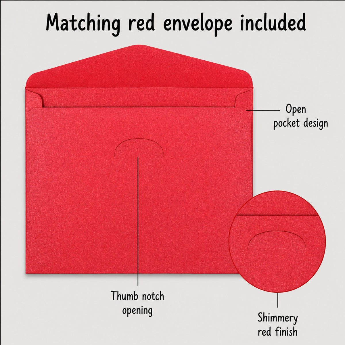 Mom You Deserve an Award greeting card — envelope detail