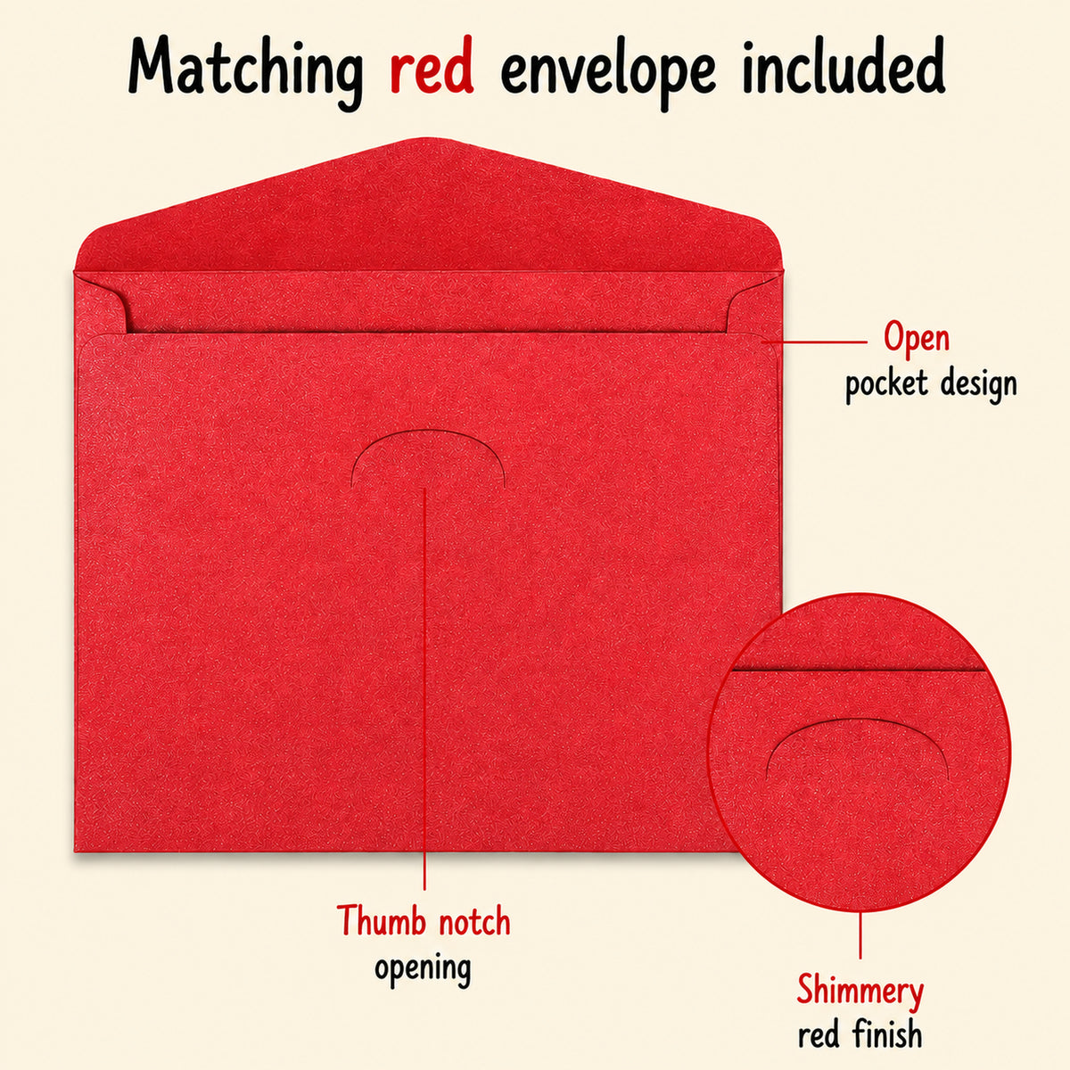 Funny goat birthday card — envelope detail