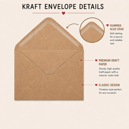 A Little Card with a Big Thank You card — envelope detail