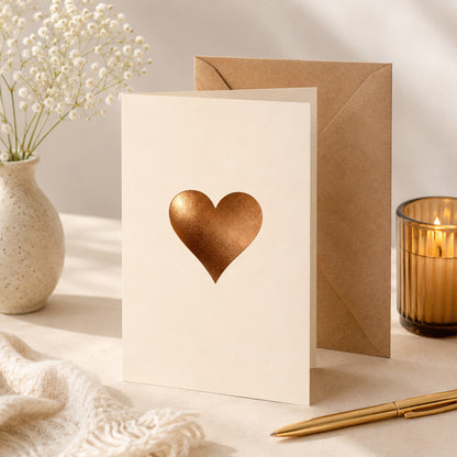 Cheerin Kraft Foil Heart Valentine&