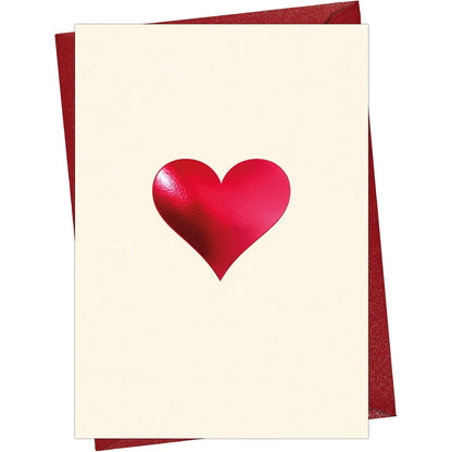 Cheerin Red Foil Heart Valentine&
