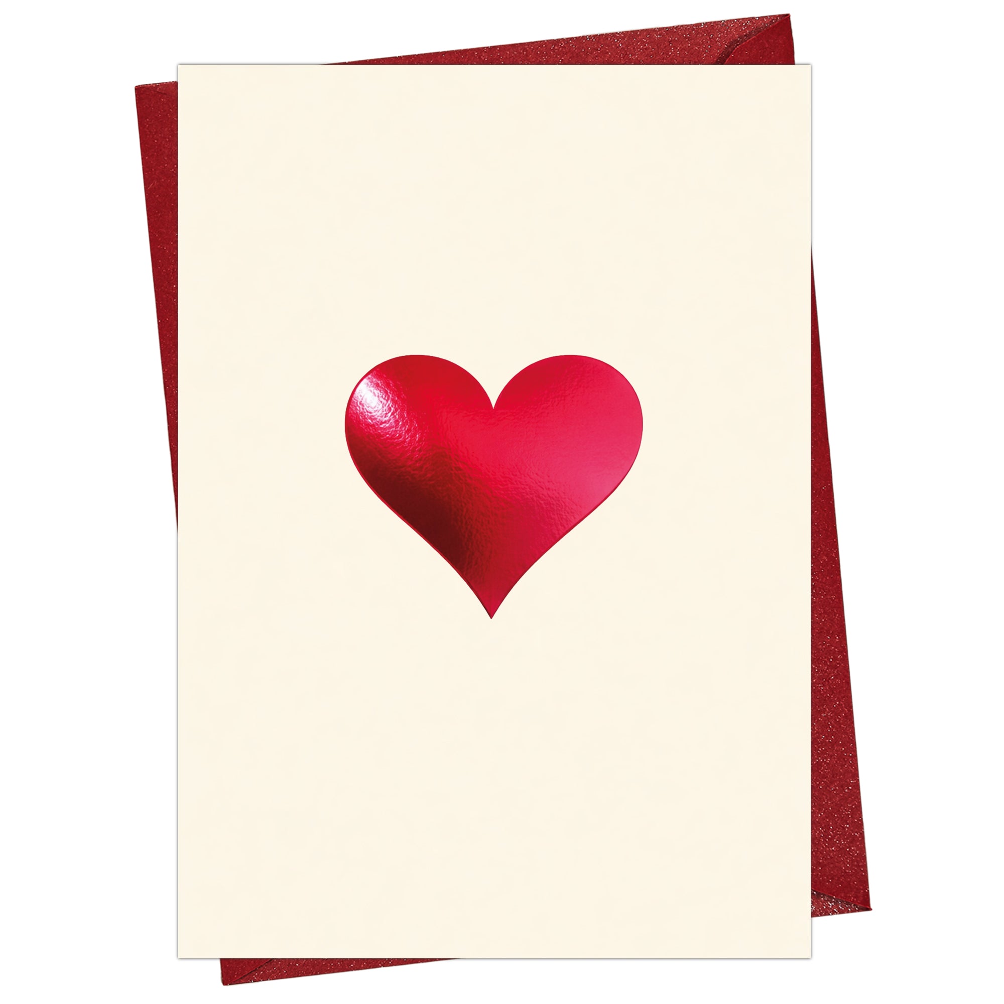 Cheerin Red Foil Heart Valentine&