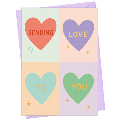 Cheerin Sending Love To You Valentine&