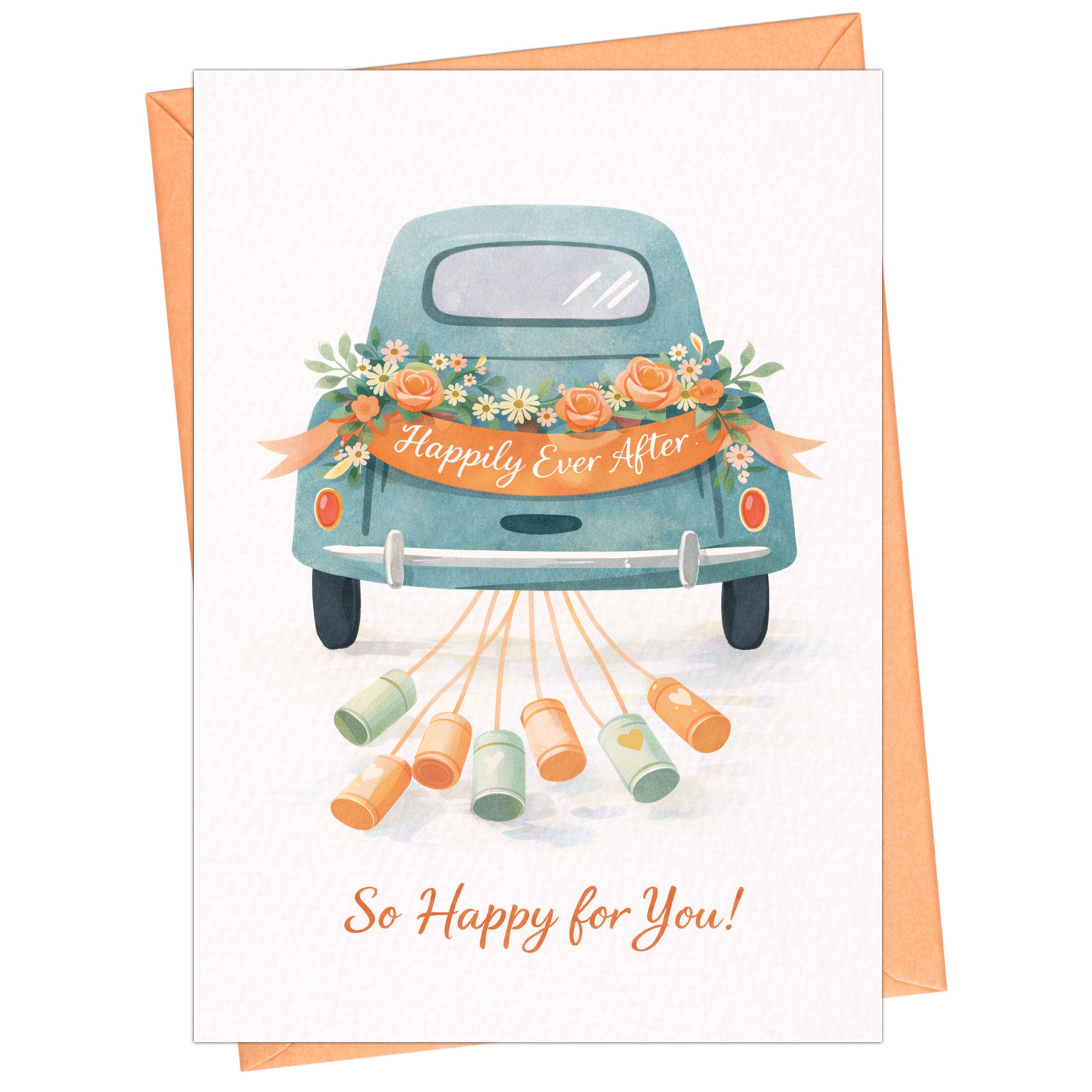 Cheerin Wedding Cards with Envelope - Wedding Card for Bride and Groom