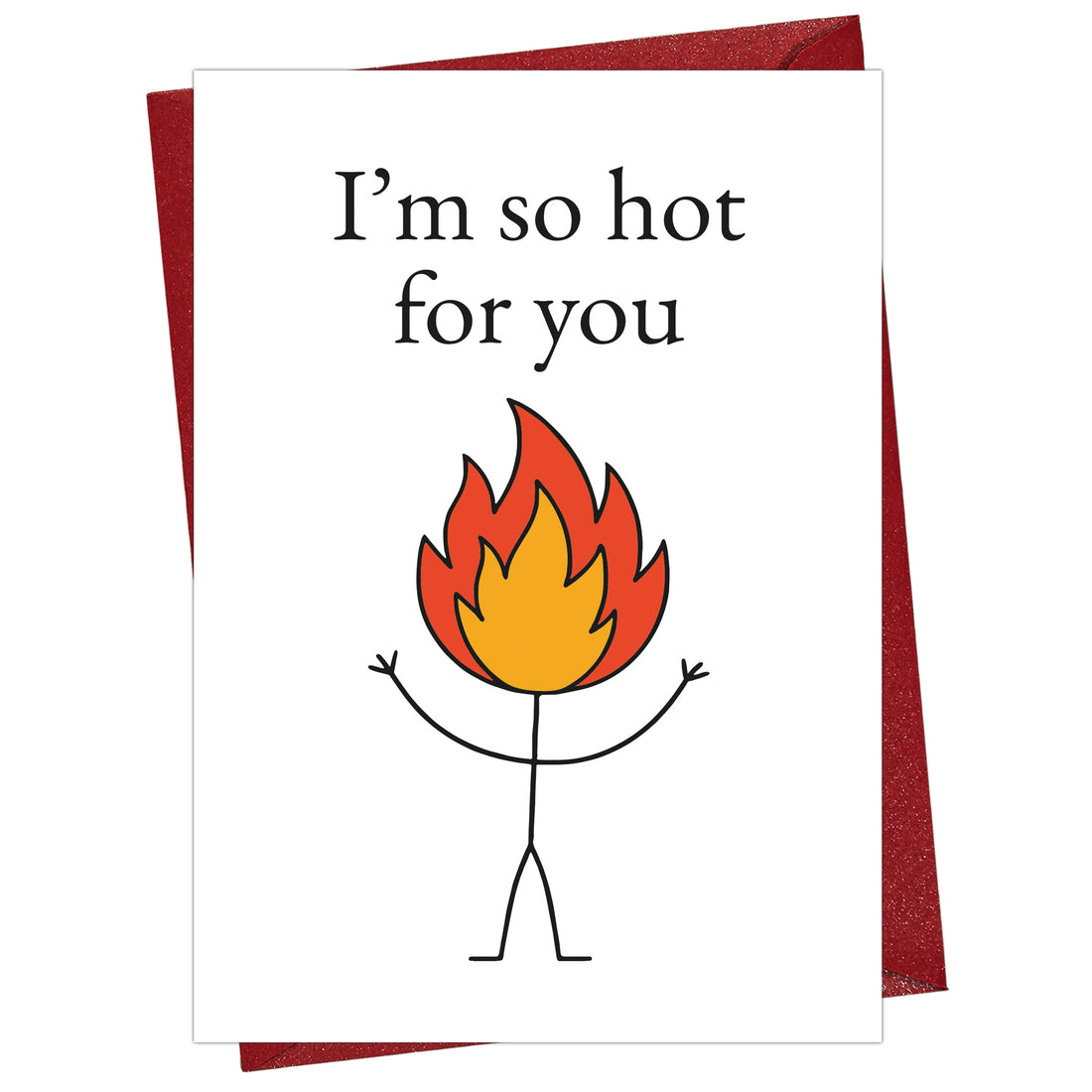 Funny Anniversary Card with Envelopes - Humorous Love Cards for Him