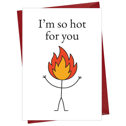 Funny Anniversary Card with Envelopes - Humorous Love Cards for Him